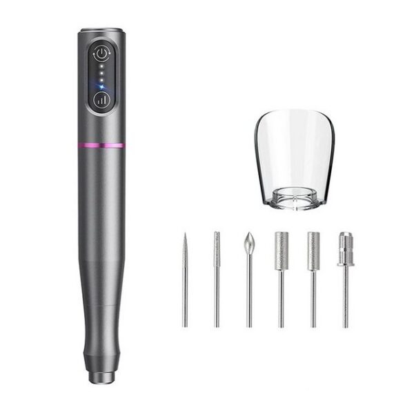 OKWISH Maniküre-Pediküre-Set Elektrische Pediküreset Nagelpflegeset Nagelfräser Nagelfeile mit Akku